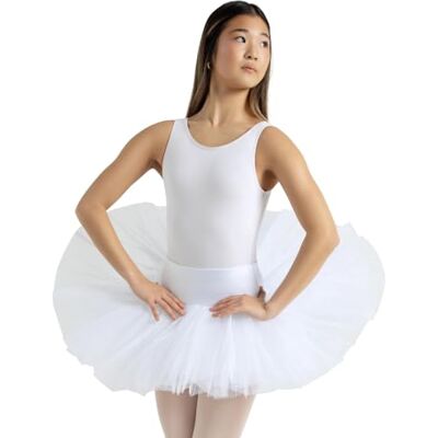 Capezio Damen Practice Tutu, Weiß, M EU Capezio Damen Practice Tutu, Weiß, M EU