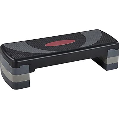 Yaheetech Steppbrett Fitness Aerobic Stepper Höhenverstellbar Step Bench mit 3 Stufen (10/15/20 cm) Rutschfestes Trainingsgerät für Büro und Zuhause Yaheetech Steppbrett Fitness Aerobic Stepper Höhenverstellbar Step Bench mit 3 Stufen (10/15/20 cm) Rutschfestes Trainingsgerät für Büro und Zuhause