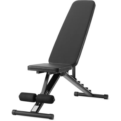 Amazon Basics , Verstellbare Workout-Hantelbank, zusammenklappbar für das Fitnessstudio zu Hause, Schwarz, 135 x 38 x 116 cm Amazon Basics , Verstellbare Workout-Hantelbank, zusammenklappbar für das Fitnessstudio zu Hause, Schwarz, 135 x 38 x 116 cm