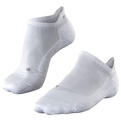 FALKE Herren Golfsocken GO2 Invisible M In Baumwolle Funktionsmaterial antiblasen 1 Paar, Weiß White 2000, 42-43 FALKE Herren Golfsocken GO2 Invisible M In Baumwolle Funktionsmaterial antiblasen 1 Paar, Weiß White 2000, 42-43