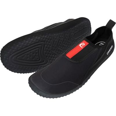 CRESSI Kiwi Wasserschuhe Erwachsene, Schwarz Rot CRESSI Kiwi Wasserschuhe Erwachsene, Schwarz Rot