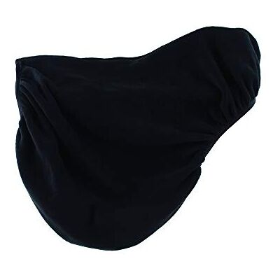 Rhinegold Sattelbezug aus Fleece, Schwarz Rhinegold Sattelbezug aus Fleece, Schwarz