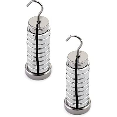 QWORK Schlitzgewichte Set, 2 Set mit 13 Gewichten mit Aufhänger und Etui, 250g pro Set QWORK Schlitzgewichte Set, 2 Set mit 13 Gewichten mit Aufhänger und Etui, 250g pro Set