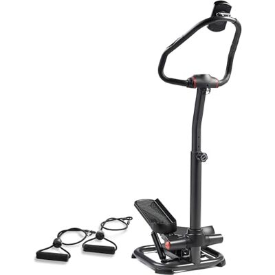 Sunny Health & Fitness 2-in-1 Power Stepper mit Widerstandsbändern & Lenker, gelenkschonendes Cardio, höhenverstellbar, 150 KG Max & SunnyFit® App mit erweiterter Bluetooth-Konnektivität SF-S021055 Sunny Health & Fitness 2-in-1 Power Stepper mit Widerstandsbändern & Lenker, gelenkschonendes Cardio, höhenverstellbar, 150 KG Max & SunnyFit® App mit erweiterter Bluetooth-Konnektivität SF-S021055