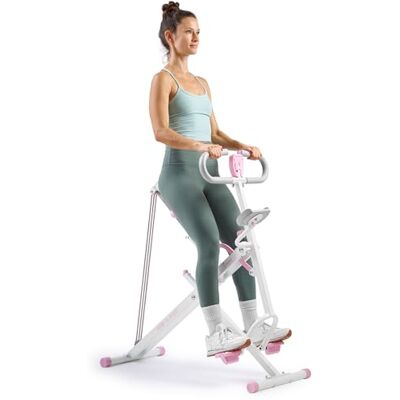 Sunny Health & Fitness Smart Row-N-Ride Ganzkörpertrainer mit Tablet-Halter Sunny Health & Fitness Smart Row-N-Ride Ganzkörpertrainer mit Tablet-Halter