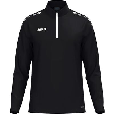JAKO Unisex Ziptop One, schwarz, M JAKO Unisex Ziptop One, schwarz, M