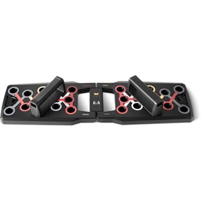 Amazon Basics Push-up-Board, 24-in-1-Trainingssystem, Liegestützgriffe, Farbcodiert, Bis zu 272kg Belastbar, mit Tragetasche, für Oberkörpertraining Amazon Basics Push-up-Board, 24-in-1-Trainingssystem, Liegestützgriffe, Farbcodiert, Bis zu 272kg Belastbar, mit Tragetasche, für Oberkörpertraining