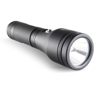 CRESSI Astra 2100 Torch Black Hochleistungs LED Unterwasserlampe mit hoher Leuchtkraft, 2100 Lumen, Wasserdicht, IPX8, 100m, Unisex, Schwarz und Kompakt für Tauchen, Angeln, Wassererkundungen CRESSI Astra 2100 Torch Black Hochleistungs LED Unterwasserlampe mit hoher Leuchtkraft, 2100 Lumen, Wasserdicht, IPX8, 100m, Unisex, Schwarz und Kompakt für Tauchen, Angeln, Wassererkundungen