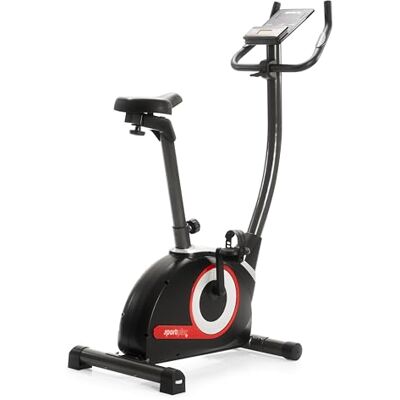SportPlus Heimtrainer Fahrrad Compact Fitness Bike mit 24 Widerstandsstufen Ergometer Heimtrainer integrierte Herzfrequenz-Messer & App kompatibel Designed in Germany bis 120kg SportPlus Heimtrainer Fahrrad Compact Fitness Bike mit 24 Widerstandsstufen Ergometer Heimtrainer integrierte Herzfrequenz-Messer & App kompatibel Designed in Germany bis 120kg