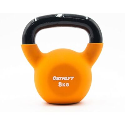 Athlyt Neopren-Kettlebell, 8 kg – Bodenschonende Kugelhantel für Krafttraining Athlyt Neopren-Kettlebell, 8 kg – Bodenschonende Kugelhantel für Krafttraining
