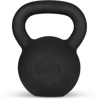 Athlyt Kettlebell aus Gusseisen, 20 kg, Schwarz – Kugelhantel für Krafttraining und Home Gym Athlyt Kettlebell aus Gusseisen, 20 kg, Schwarz – Kugelhantel für Krafttraining und Home Gym