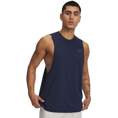 Under Armour UA LEFT CHEST CUT OFF TANK Under Armour UA LEFT CHEST CUT OFF TANK