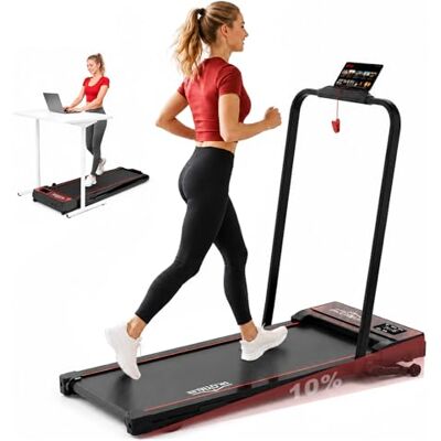 DR.GYMlee 1–12 km/h Walking Pad mit 10% Auto-Steigung, 4-in-1 Untertisch-Laufband, klappbares Laufband für Zuhause & Büro, leises Laufband zum Gehen & Joggen, Fernbedienung & LED-Display DR.GYMlee 1–12 km/h Walking Pad mit 10% Auto-Steigung, 4-in-1 Untertisch-Laufband, klappbares Laufband für Zuhause & Büro, leises Laufband zum Gehen & Joggen, Fernbedienung & LED-Display