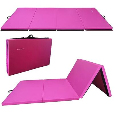 Fitvids Signature Fitness Allzweck-Matten, extra dick, hohe Dichte, reißfest, für Gymnastik, Fitnessstudio, Aerobic, 120 x 200 x 5 cm, Rosa Fitvids Signature Fitness Allzweck-Matten, extra dick, hohe Dichte, reißfest, für Gymnastik, Fitnessstudio, Aerobic, 120 x 200 x 5 cm, Rosa