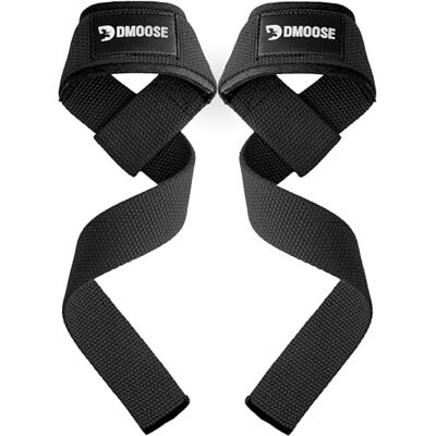 DMoose Fitness DMoose® Zughilfen Krafttraining, Bodybuilding für Frauen & Männer, Premium Gym zubehör (gepolstert) Lifting Straps mit maximaler Griffstärke, Handgelenkbandagen unterstützen schweres Heben. DMoose Fitness DMoose® Zughilfen Krafttraining, Bodybuilding für Frauen & Männer, Premium Gym zubehör (gepolstert) Lifting Straps mit maximaler Griffstärke, Handgelenkbandagen unterstützen schweres Heben.