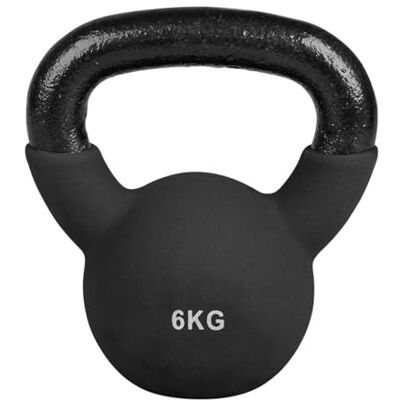 upfit Kettlebell, Hantel – Kettlebell 6 kg – Gewicht: 6 kg – Farbe: Schwarz – einfach und bequem in der Hand – robust – einfach zu bedienen & zu verstauen – für Übungen zum Muskelaufbau upfit Kettlebell, Hantel – Kettlebell 6 kg – Gewicht: 6 kg – Farbe: Schwarz – einfach und bequem in der Hand – robust – einfach zu bedienen & zu verstauen – für Übungen zum Muskelaufbau