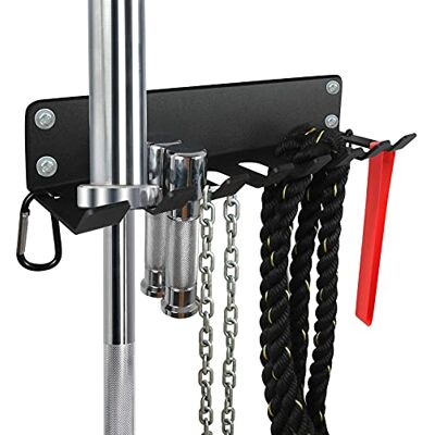 Vehcarc Gym Rack Organizer, Heavy Duty Langhantel-Aufbewahrung, 7 Platz Wandhalterung, Olympische Langhantel-Halter, Home Gym Storage, Pulverbeschichtet Mehrzweck, für Springseile, Gurte, Schaumstoffrollen Vehcarc Gym Rack Organizer, Heavy Duty Langhantel-Aufbewahrung, 7 Platz Wandhalterung, Olympische Langhantel-Halter, Home Gym Storage, Pulverbeschichtet Mehrzweck, für Springseile, Gurte, Schaumstoffrollen