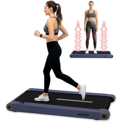 SQUATZ Walking Pad Laufband mit Vibrationsplatte, klappbares Laufband für Zuhause und Home Office, Fernbedienung, LED Display, leiser Motor, bis 120 kg SQUATZ Walking Pad Laufband mit Vibrationsplatte, klappbares Laufband für Zuhause und Home Office, Fernbedienung, LED Display, leiser Motor, bis 120 kg