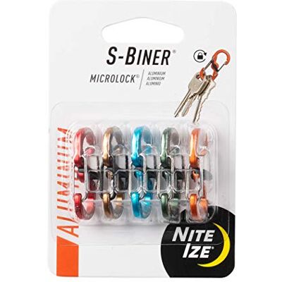Nite Ize S Binner Microlock Snap Hook 5 Units One Size Nite Ize S Binner Microlock Snap Hook 5 Units One Size