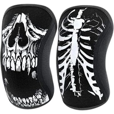 RockTape Erwachsene Assassins Knee Sleeves Knieschoner Skull 5mm, S RockTape Erwachsene Assassins Knee Sleeves Knieschoner Skull 5mm, S