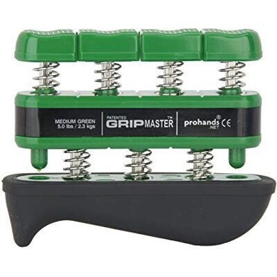Prohands Gripmaster Handtrainer/Fingertrainer Medical X-Light, medium, Grün, 2,3 kg Prohands Gripmaster Handtrainer/Fingertrainer Medical X-Light, medium, Grün, 2,3 kg