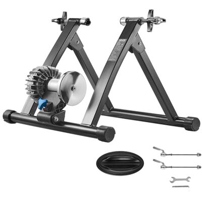 VEVOR Fahrrad Rollentrainer Fahrradtrainer für 660,4-736,6 mm / 700C-Räder, klappbarer Radtrainer Heimtrainer mit Schnellspanner & Vorderradunterlage, 150 kg belastbar, Fahrradfahren Heimtraining VEVOR Fahrrad Rollentrainer Fahrradtrainer für 660,4-736,6 mm / 700C-Räder, klappbarer Radtrainer Heimtrainer mit Schnellspanner & Vorderradunterlage, 150 kg belastbar, Fahrradfahren Heimtraining