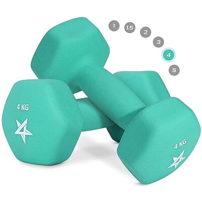 Yes4All WCZV Hex Neopren Hanteln Set Gewichte für Krafttraining Yoga Pilate Kurzhanteln 2er set, Dumbbells Set für Frauen Männer, 4 kg hanteln 2 er set türkisblau Yes4All WCZV Hex Neopren Hanteln Set Gewichte für Krafttraining Yoga Pilate Kurzhanteln 2er set, Dumbbells Set für Frauen Männer, 4 kg hanteln 2 er set türkisblau