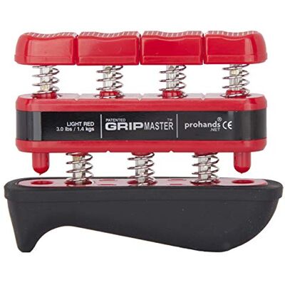 Prohands Gripmaster Handtrainer/Fingertrainer Medical Light, Rot, 1,4 kg Prohands Gripmaster Handtrainer/Fingertrainer Medical Light, Rot, 1,4 kg