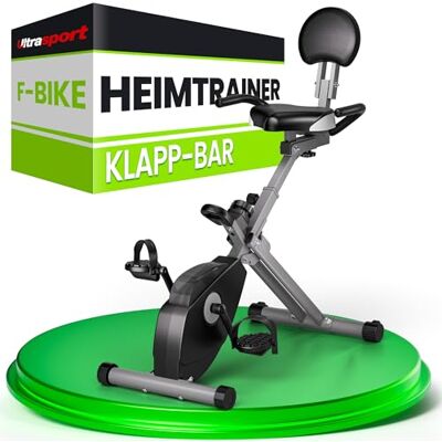 Ultrasport Senioren Liegeheimtrainer, Liege-Heimtrainer mit niedriger Einstiegshöhe, acht Schwierigkeitsstufen, Trainingscomputer, Bequeme Polsterung Ultrasport Senioren Liegeheimtrainer, Liege-Heimtrainer mit niedriger Einstiegshöhe, acht Schwierigkeitsstufen, Trainingscomputer, Bequeme Polsterung