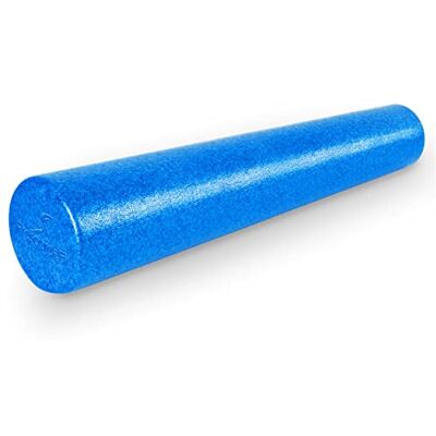 ProSource Fit High Density Foam Rollers 36 inches long,Firm Full Body Athletic Massage Tool for Back Stretching, Yoga, Pilates, Post Workout Muscle Recuperation, Blue ProSource Fit High Density Foam Rollers 36 inches long,Firm Full Body Athletic Massage Tool for Back Stretching, Yoga, Pilates, Post Workout Muscle Recuperation, Blue