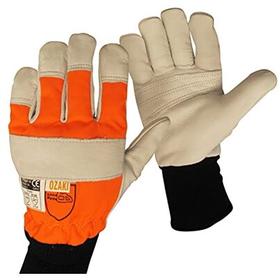 Greenstar OZAKI Kettensägenhandschuhe- Handschuhe für die ZwischensaisonSpezielle Schneidarbeiten – Rückseite des linken Handschutzes – Größe 10/L Greenstar OZAKI Kettensägenhandschuhe- Handschuhe für die ZwischensaisonSpezielle Schneidarbeiten – Rückseite des linken Handschutzes – Größe 10/L