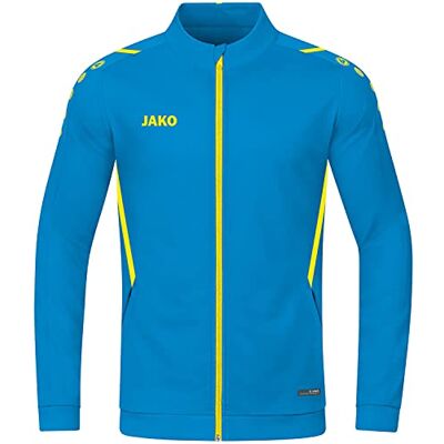 JAKO Herren Polyesterjacke Challenge, -Blau/Neongelb, M JAKO Herren Polyesterjacke Challenge, -Blau/Neongelb, M