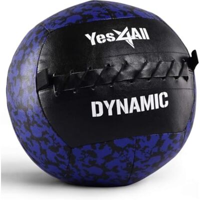 Yes4All Wall Ball, Soft Medicine Ball for Core Training and Workouts 5 kg, Schwarz Yes4All Wall Ball, Soft Medicine Ball for Core Training and Workouts 5 kg, Schwarz