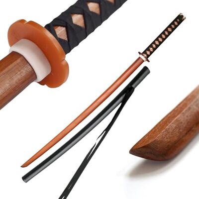 DEPICE Set Bokken Hartholz Seilgriff inkl. Saya uni, natur DEPICE Set Bokken Hartholz Seilgriff inkl. Saya uni, natur