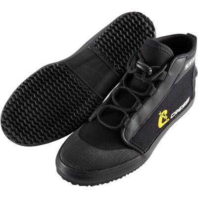 CRESSI Malmo Rock Boots 3mm 3XL Unisex Neoprenschuhe Schwarz 3 mmfür mit Harter, Griffiger Sohle Maximaler Schutz beim Tauchen und Verschiedenen Wasseraktivitäten, 3XL CRESSI Malmo Rock Boots 3mm 3XL Unisex Neoprenschuhe Schwarz 3 mmfür mit Harter, Griffiger Sohle Maximaler Schutz beim Tauchen und Verschiedenen Wasseraktivitäten, 3XL