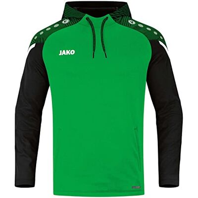 JAKO Herren Kapuzensweatshirt Performance, Soft Green/Schwarz, M JAKO Herren Kapuzensweatshirt Performance, Soft Green/Schwarz, M
