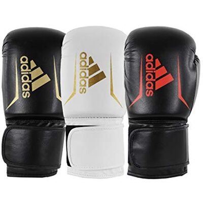 Adidas Boxhandschuhe Speed 50, Erwachsene, Boxing Gloves 16 oz, Punchinghandschuhe komfortabel und langlebig, schwarz Adidas Boxhandschuhe Speed 50, Erwachsene, Boxing Gloves 16 oz, Punchinghandschuhe komfortabel und langlebig, schwarz