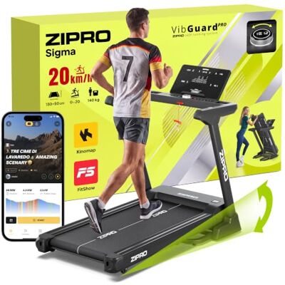 ZIPRO Laufband 20 km/h klappbar 50 cm breite Lauffläche für Zuhause Heimtraining für Erwachsene, Gehen und Laufen, tägliche Bewegung, Training in Innenräumen, Ausdauertraining ZIPRO Laufband 20 km/h klappbar 50 cm breite Lauffläche für Zuhause Heimtraining für Erwachsene, Gehen und Laufen, tägliche Bewegung, Training in Innenräumen, Ausdauertraining
