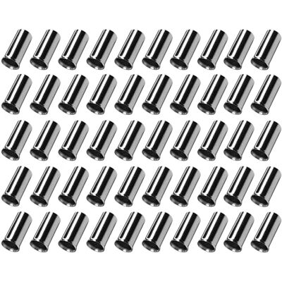 cyclingcolors 50 Stück Bowdenzug Schaltzug Endkappe Endhülsen 4mm Derailleurkabel Schaltseil Silber Fahrrad Ersatzteile cyclingcolors 50 Stück Bowdenzug Schaltzug Endkappe Endhülsen 4mm Derailleurkabel Schaltseil Silber Fahrrad Ersatzteile