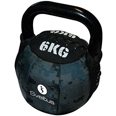 sveltus Soft Kettlebell 6 Kg schwarz Krafttraining Muskeltraining Gewichte sveltus Soft Kettlebell 6 Kg schwarz Krafttraining Muskeltraining Gewichte