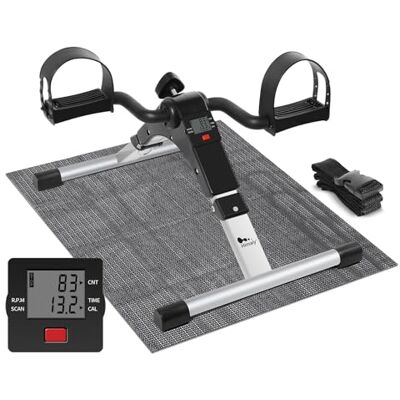 himaly Minibike Heimtrainer Bewegungstrainer Pedaltrainer Arm und Beintrainer Trainingsgerät Fitnessgerät mit LCD-Monitor Einstellbarer Widerstand Fahrradtrainer Fitness-Fahrrad Heimfahrrad himaly Minibike Heimtrainer Bewegungstrainer Pedaltrainer Arm und Beintrainer Trainingsgerät Fitnessgerät mit LCD-Monitor Einstellbarer Widerstand Fahrradtrainer Fitness-Fahrrad Heimfahrrad