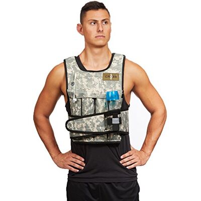 CROSS101 Verstellbare Gewichtsweste Camouflage Workout Gewichtsweste Training Fitness 9 kg CROSS101 Verstellbare Gewichtsweste Camouflage Workout Gewichtsweste Training Fitness 9 kg