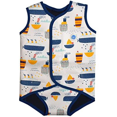 Splash About Baby Wrap Wetsuit (Tug Boats, 6-18 Monate) Splash About Baby Wrap Wetsuit (Tug Boats, 6-18 Monate)