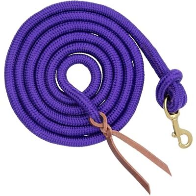Weaver Equine Weaver Leather Cowboy-Leine mit Schnappverschluss, 1,6 cm x 3 m Blei, Violett, 5/8" x 10' Weaver Equine Weaver Leather Cowboy-Leine mit Schnappverschluss, 1,6 cm x 3 m Blei, Violett, 5/8" x 10'