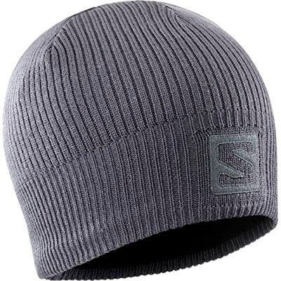 Salomon Logo Kappe Unisex, leicht, wärmend, Vielseitigkeit, Periscope, Dark Cloud, Einheitsgröße Salomon Logo Kappe Unisex, leicht, wärmend, Vielseitigkeit, Periscope, Dark Cloud, Einheitsgröße