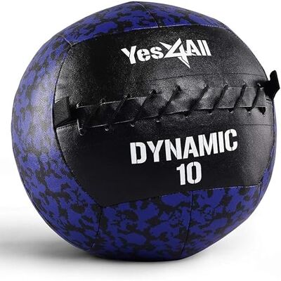 Yes4All Wall Ball, Soft Medicine Ball for Core Training and Workouts 4 kg, Schwarz Yes4All Wall Ball, Soft Medicine Ball for Core Training and Workouts 4 kg, Schwarz