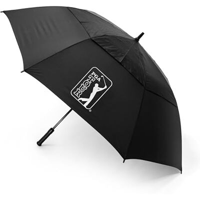 PGA TOUR 157,7 cm Golf-Regenschirm, winddicht, Doppeldach, Herren-Regenschirme mit automatischem Öffnen, Fiberglas-Schaft, rutschfester Griff, Klettverschlüsse, regenfeste Abdeckung, Golfschirm PGA TOUR 157,7 cm Golf-Regenschirm, winddicht, Doppeldach, Herren-Regenschirme mit automatischem Öffnen, Fiberglas-Schaft, rutschfester Griff, Klettverschlüsse, regenfeste Abdeckung, Golfschirm