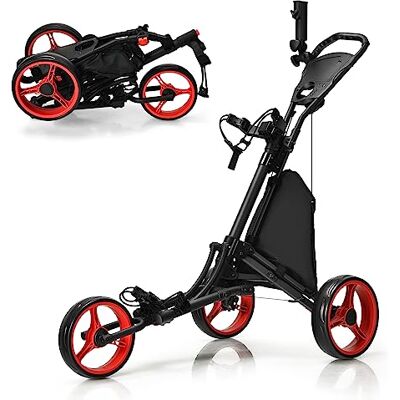 FANTASK Unisex – Erwachsene Golf Trolley Zieh-Carts, Rot, 121 X 70 X 99 5-116 cm EU FANTASK Unisex – Erwachsene Golf Trolley Zieh-Carts, Rot, 121 X 70 X 99 5-116 cm EU