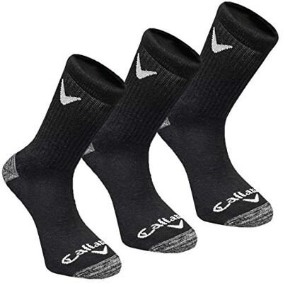 Callaway Golf Crew-Sportsocken für Herren, 3er-Packung Callaway Golf Crew-Sportsocken für Herren, 3er-Packung