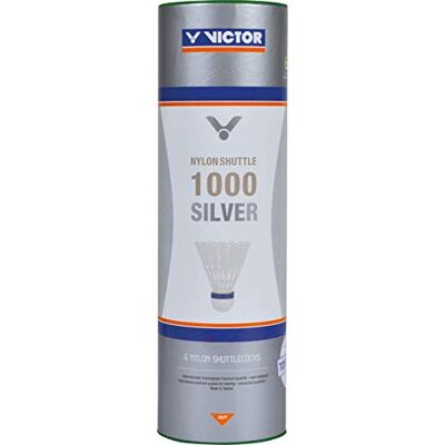 VICTOR Nylon Federball Shuttle 1000 6er Dose, Gelb / Rot VICTOR Nylon Federball Shuttle 1000 6er Dose, Gelb / Rot